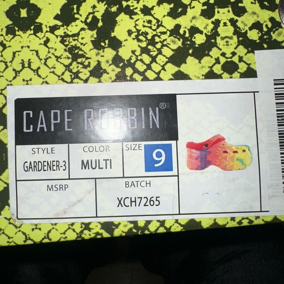 Cape Robbin Multi-Color Clogs with Cartoon Charms - Picture 6 of 9